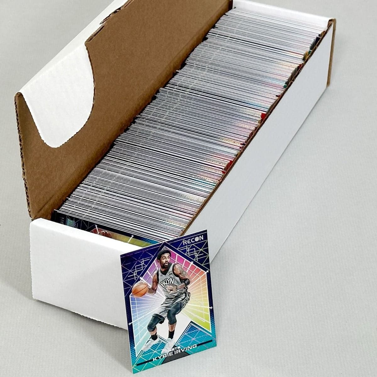 BCW 800 count box filled with cards