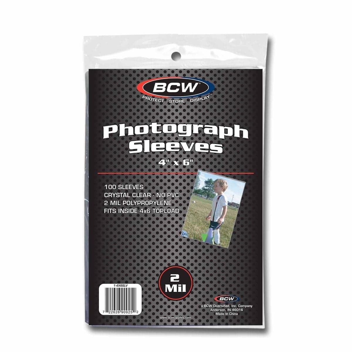 BCW Photograph Sleeves 4" x 6" 100 sleeves Promotional Thumbnail