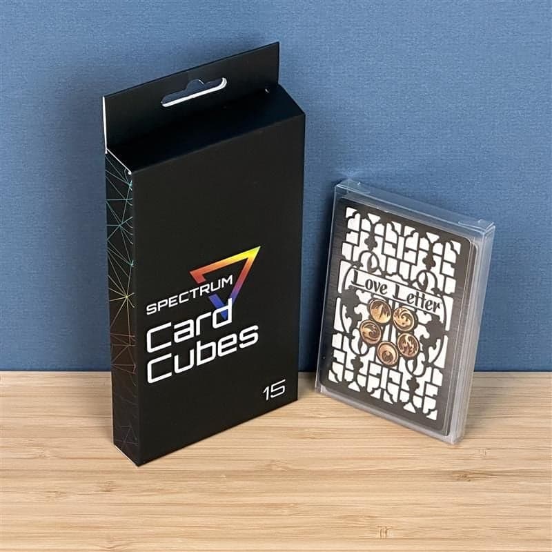 Spectrum Card Cubes size 15. 12 per pack. Each card cube holds15 cards