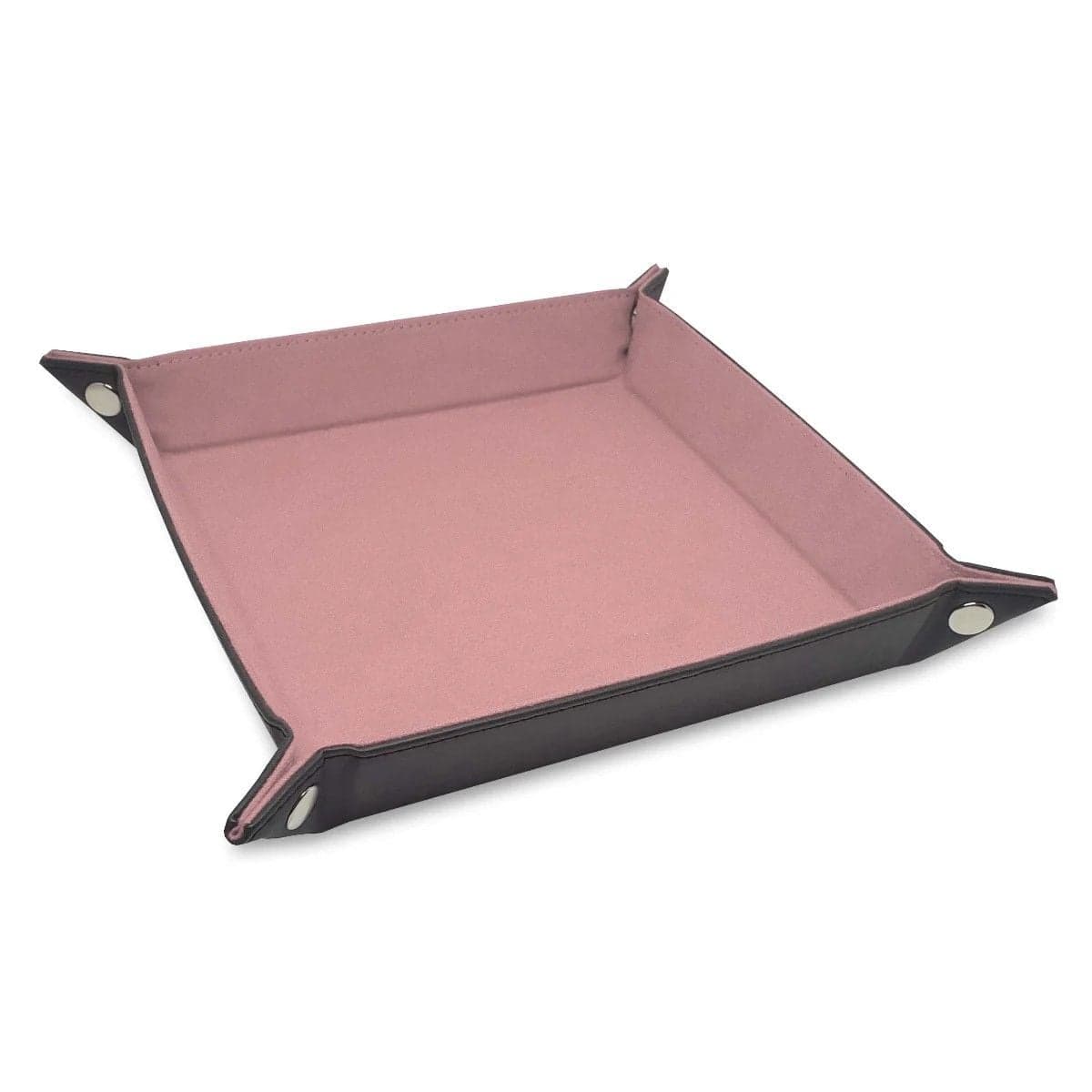 BCW Square Dice Tray - Pink - assembled