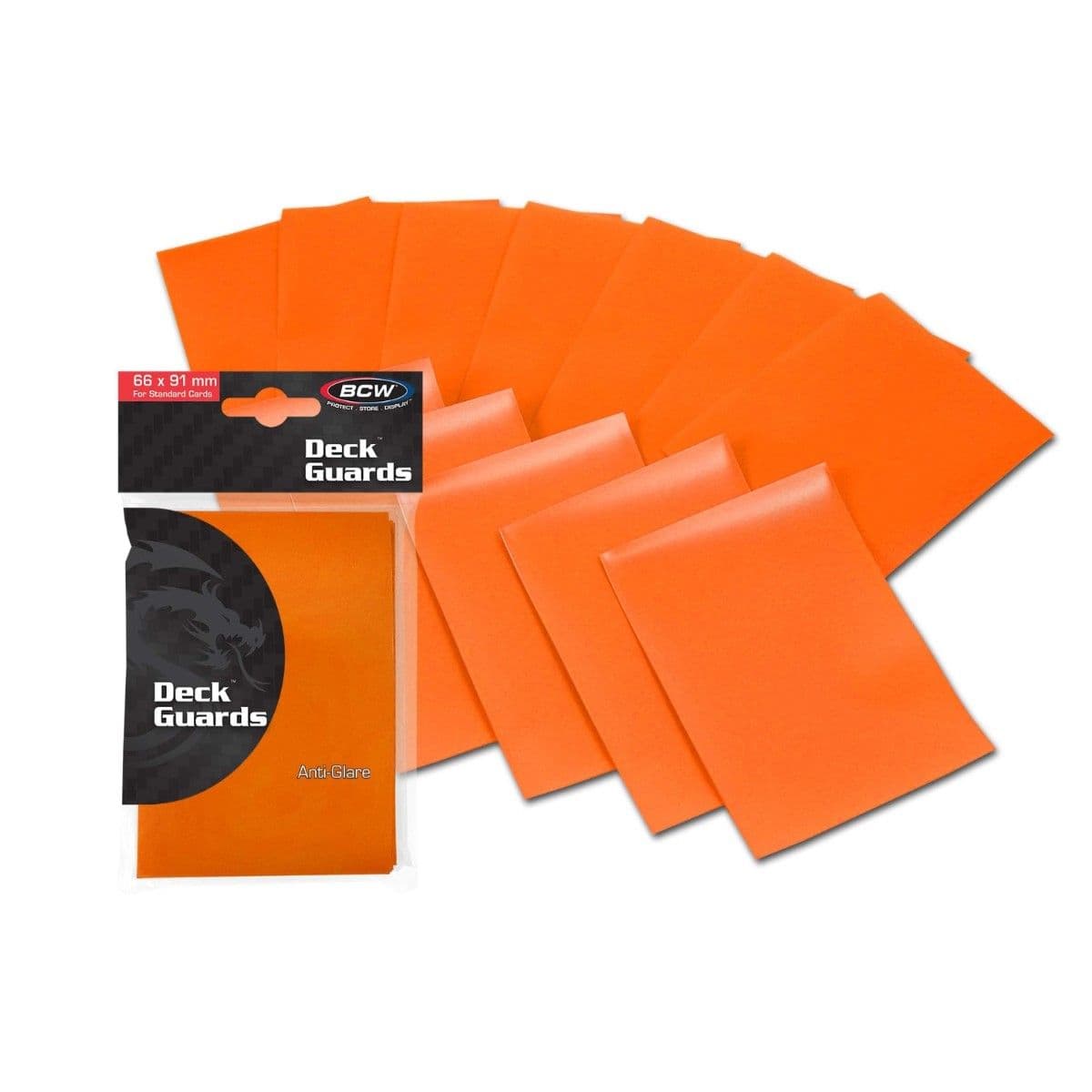 double matte orange deck guards - spread out