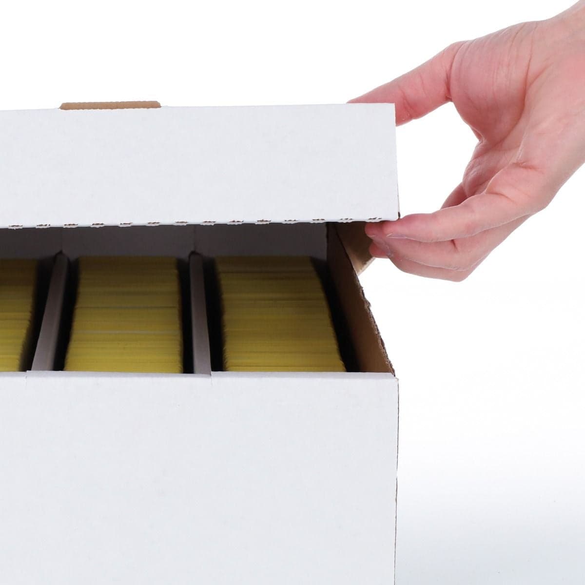BCW 3-row super shoe card storage box. lid