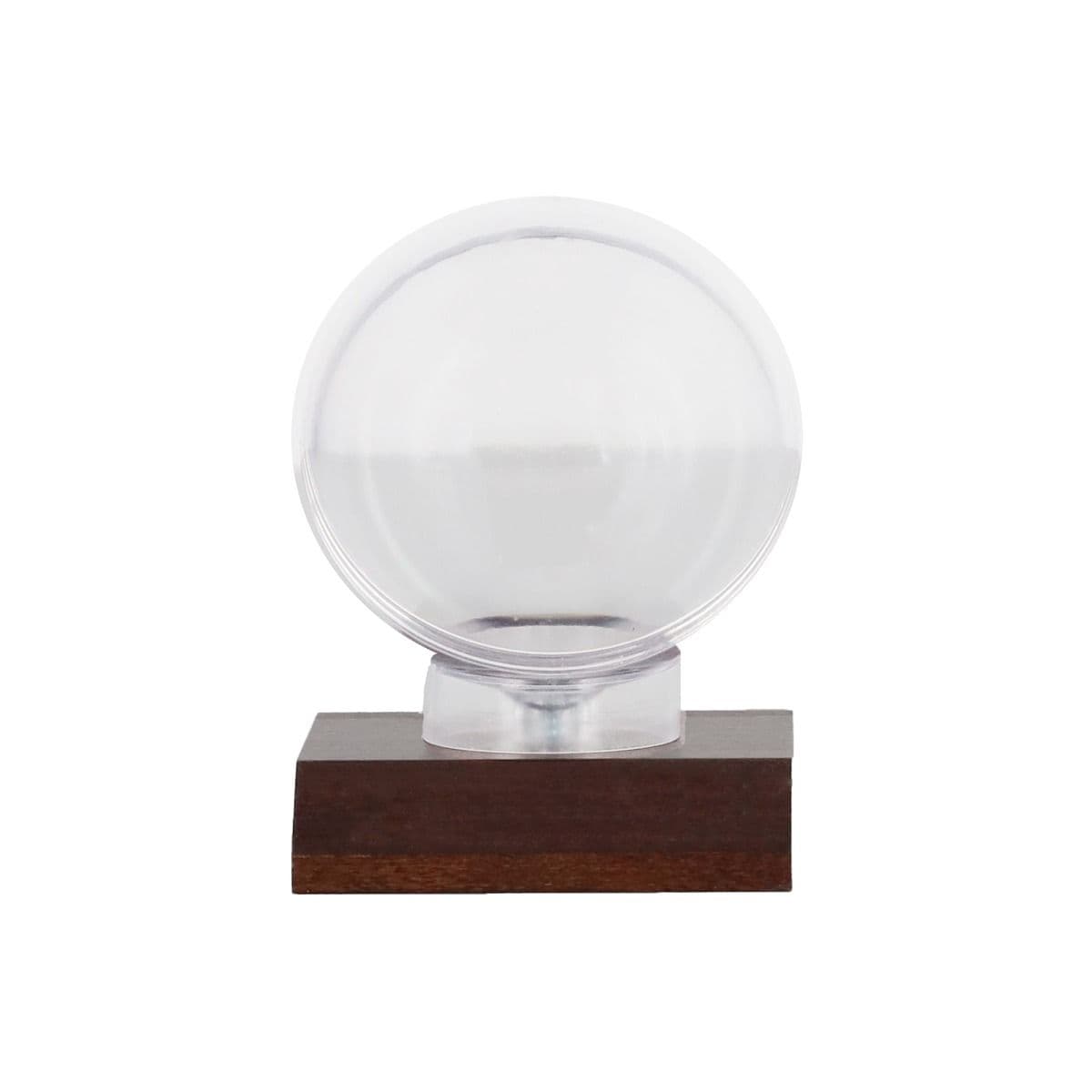 BCW Woodbase Baseball Holder empty front view