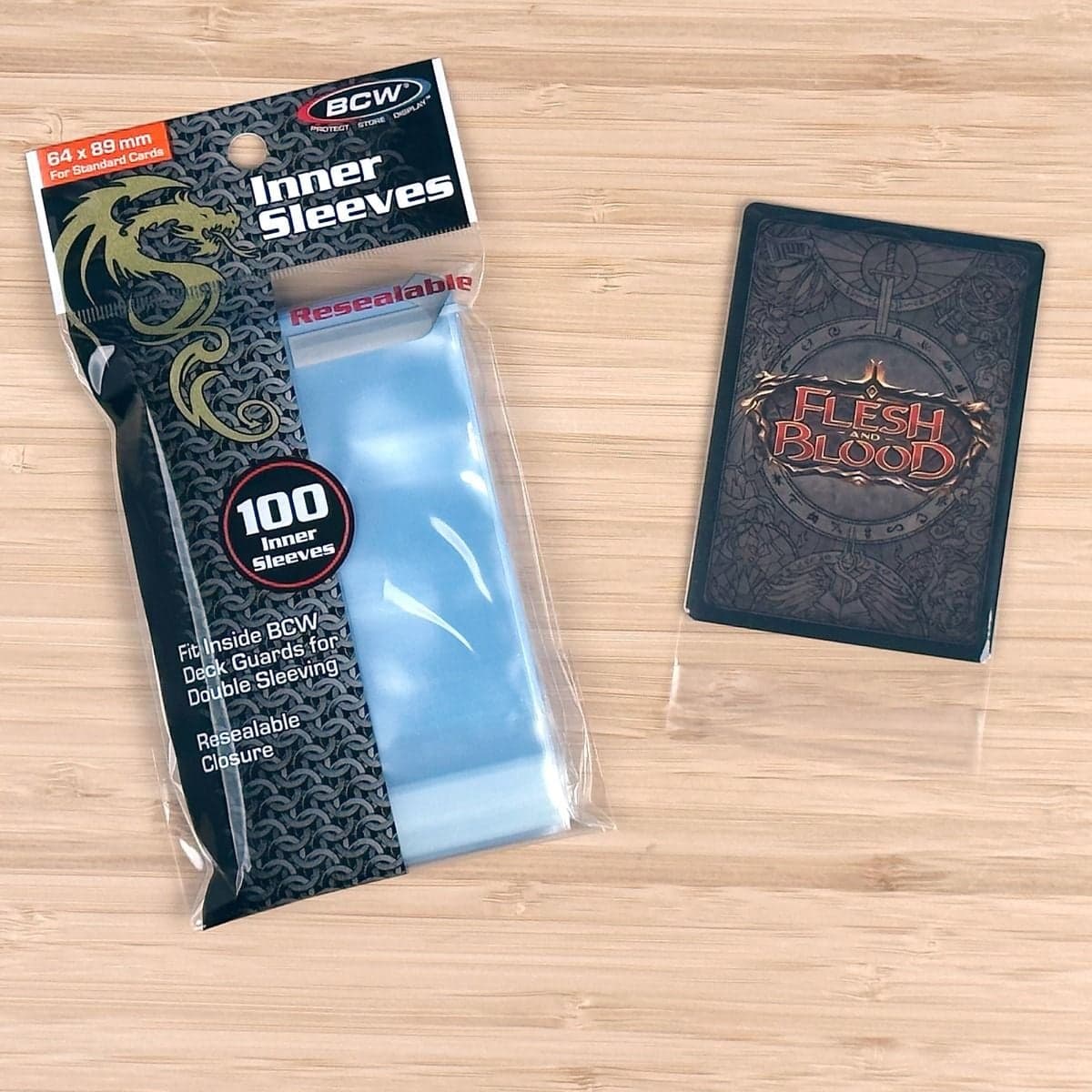 Package of BCW Resealable inner sleeves