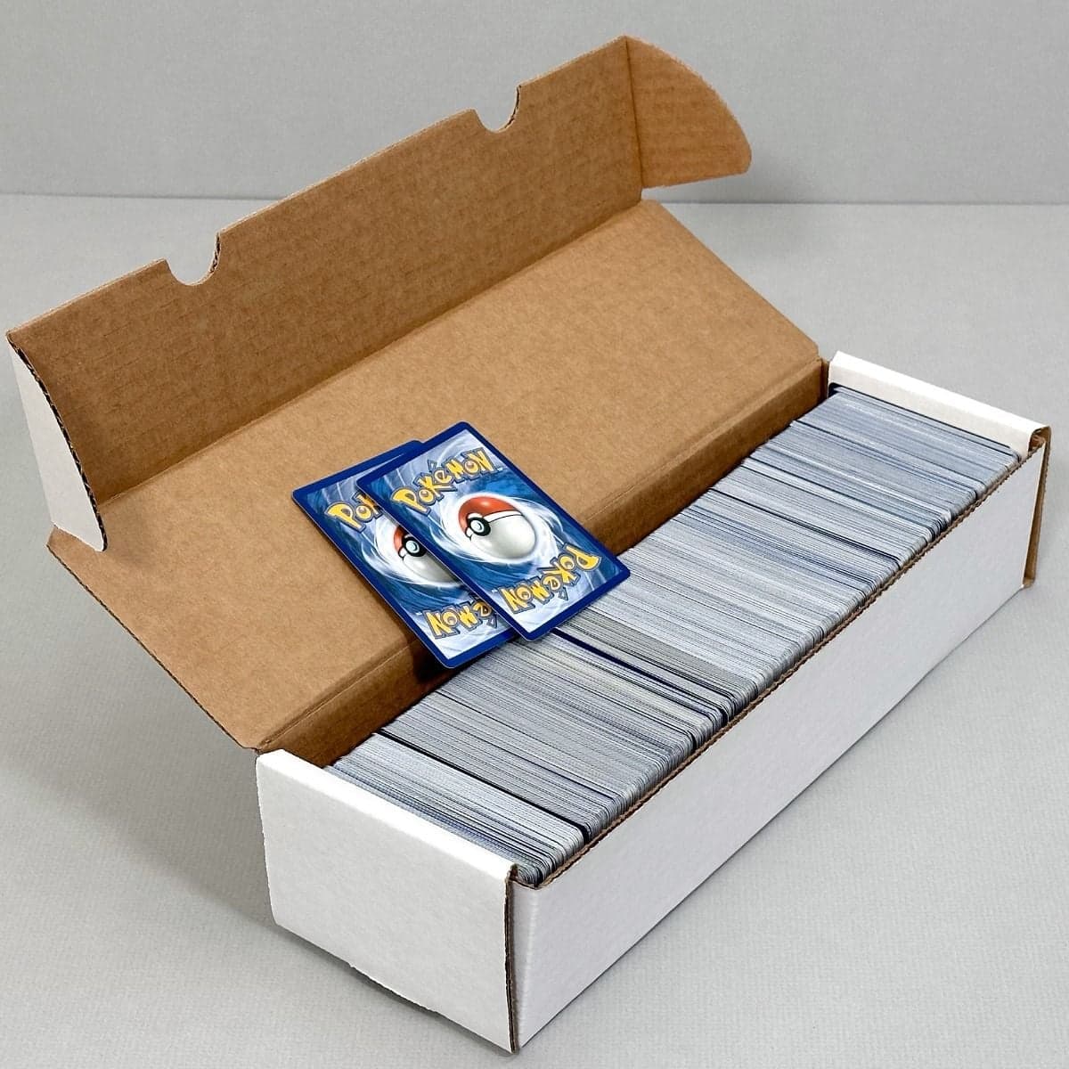 BCW 1000 count gaming storage box with pokemon cards