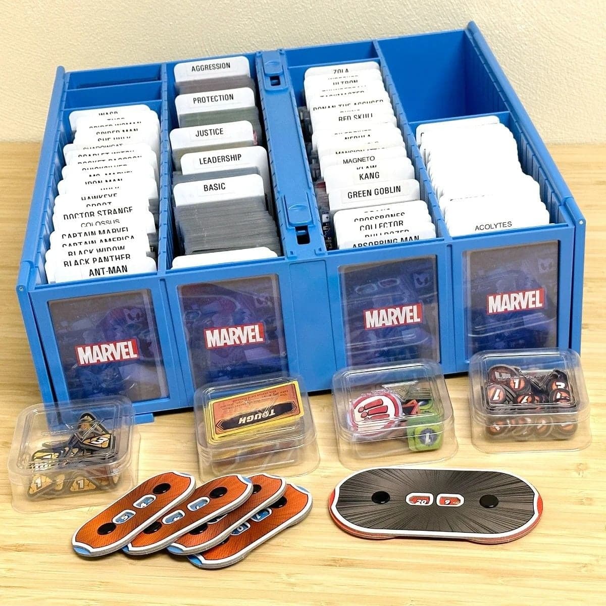 BCW Collectible Card Bin 3,200 ct. Blue. marvel
