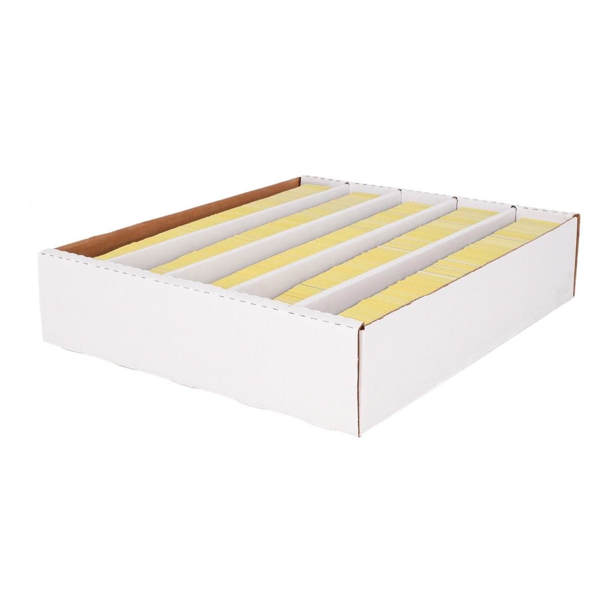 BCW 5-row super monster storage box. open, full, tcg, cards, sports,gaming, pokemon