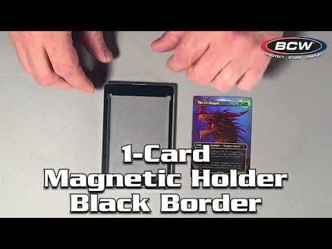 Magnetic Card Holder - 35 PT. Black Border