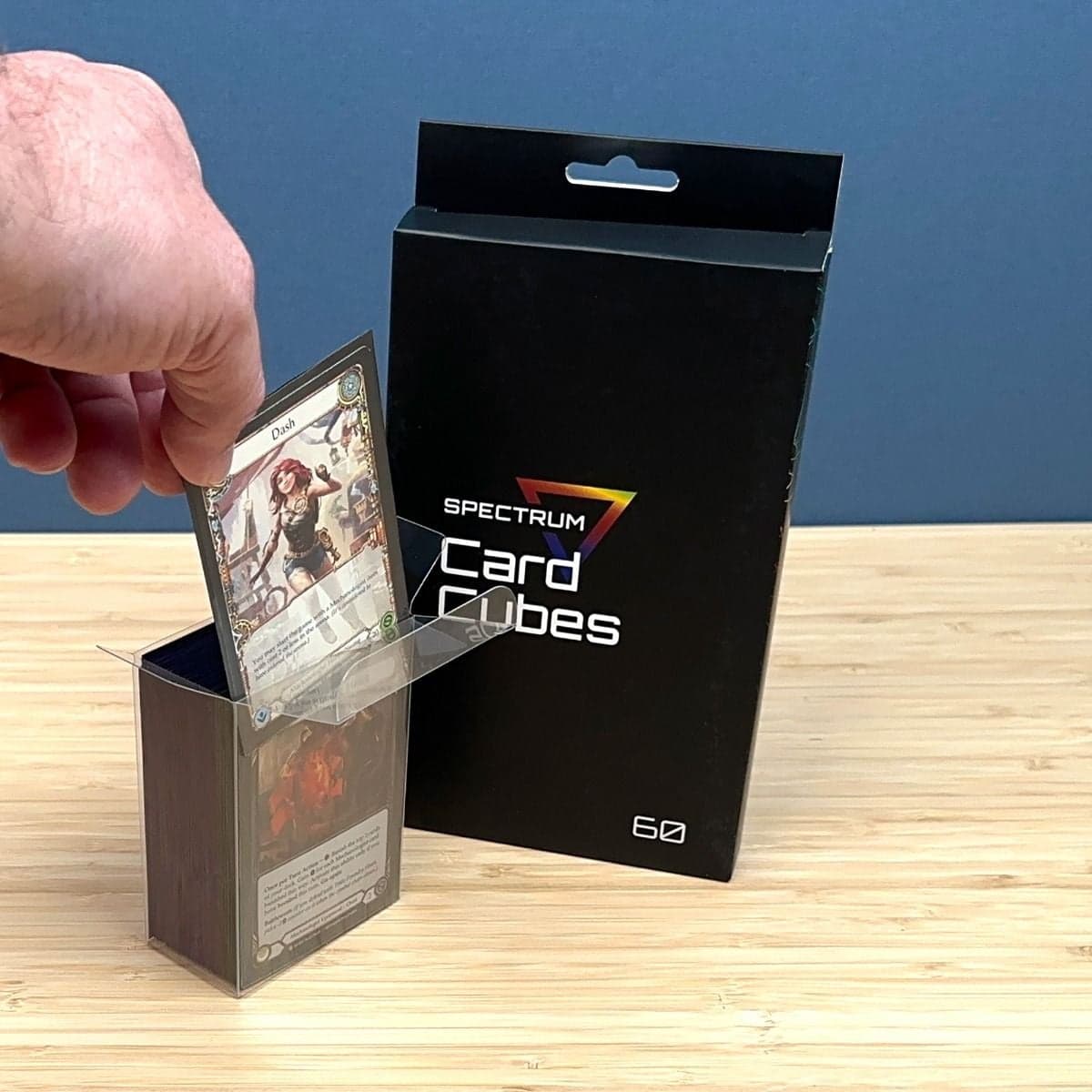 Spectrum Card Cubes. Size 60. 12 per pack. Each Card Cube holds 60 cards