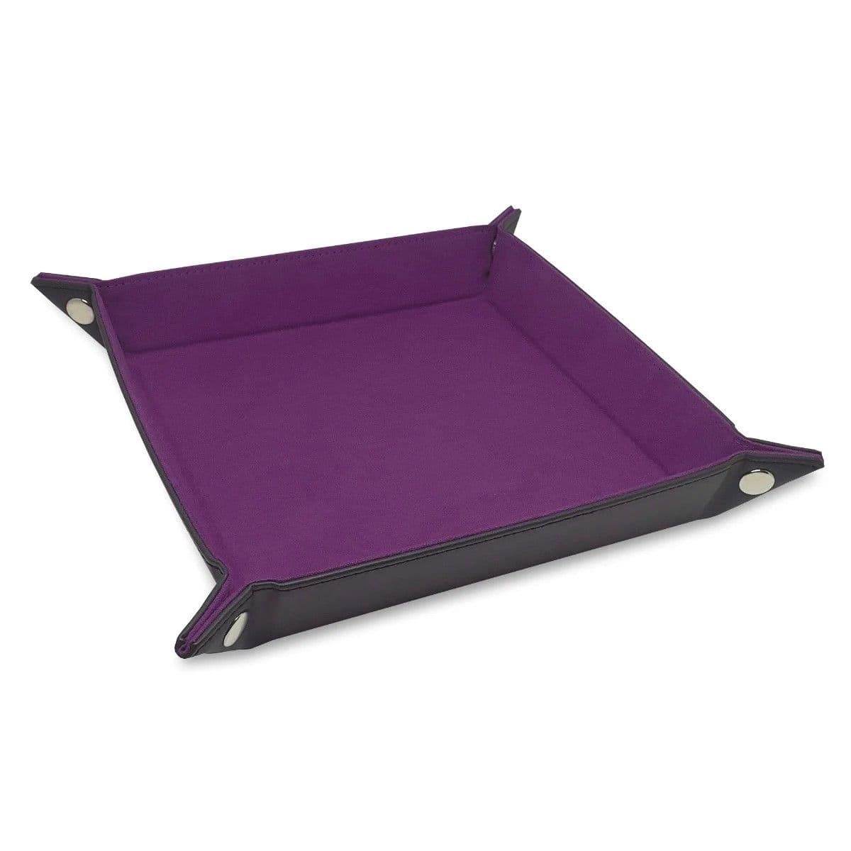 BCW square Dice Tray - Plum Purple snapped