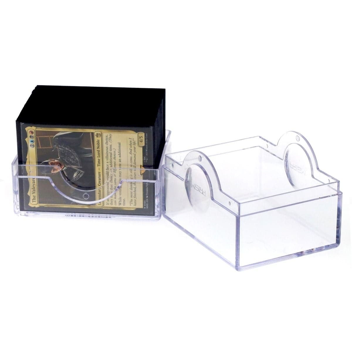 BCW Spectrum Prism. Polished. Clear. MTG. gaming cards