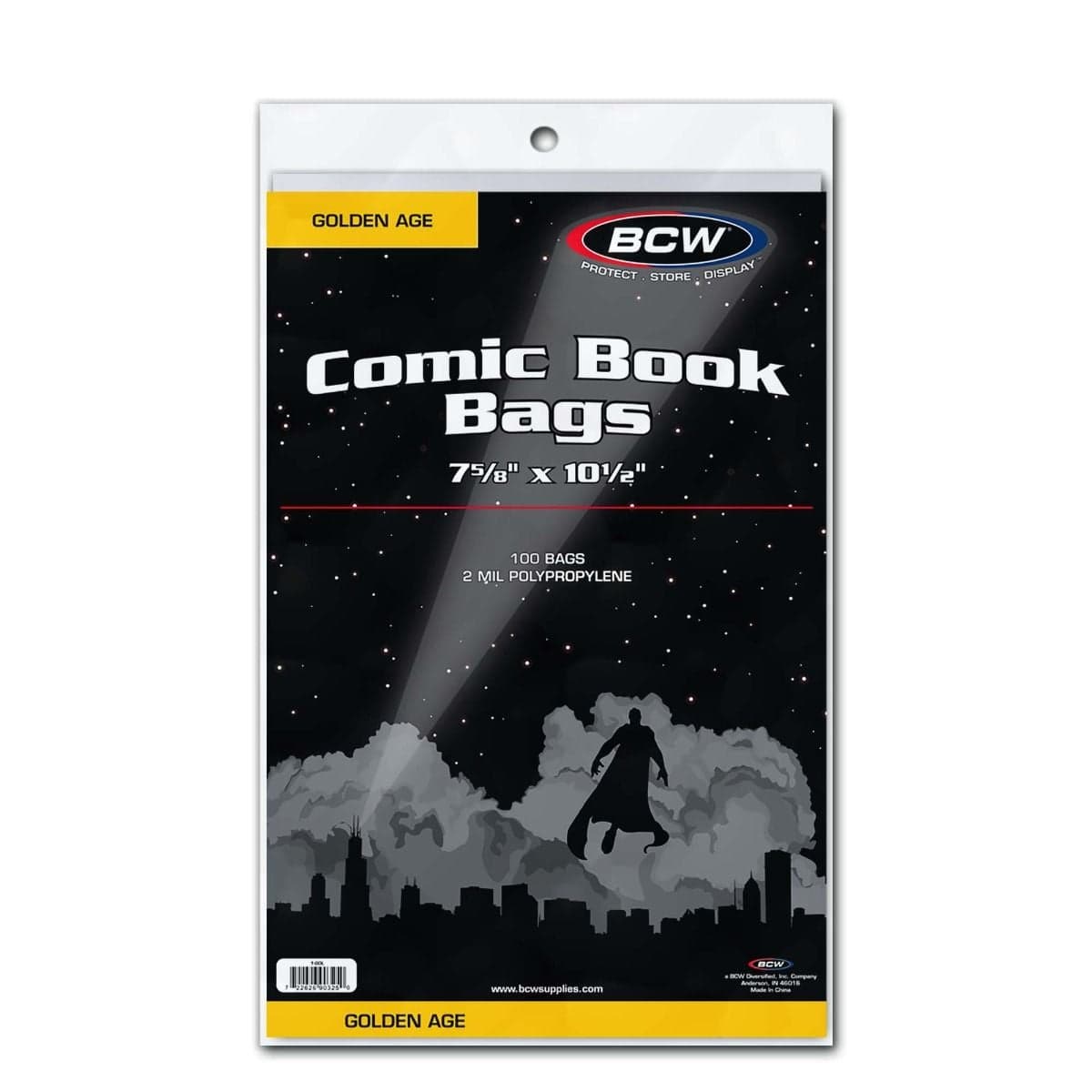 Package of BCW Golden Age Comic Book Bags