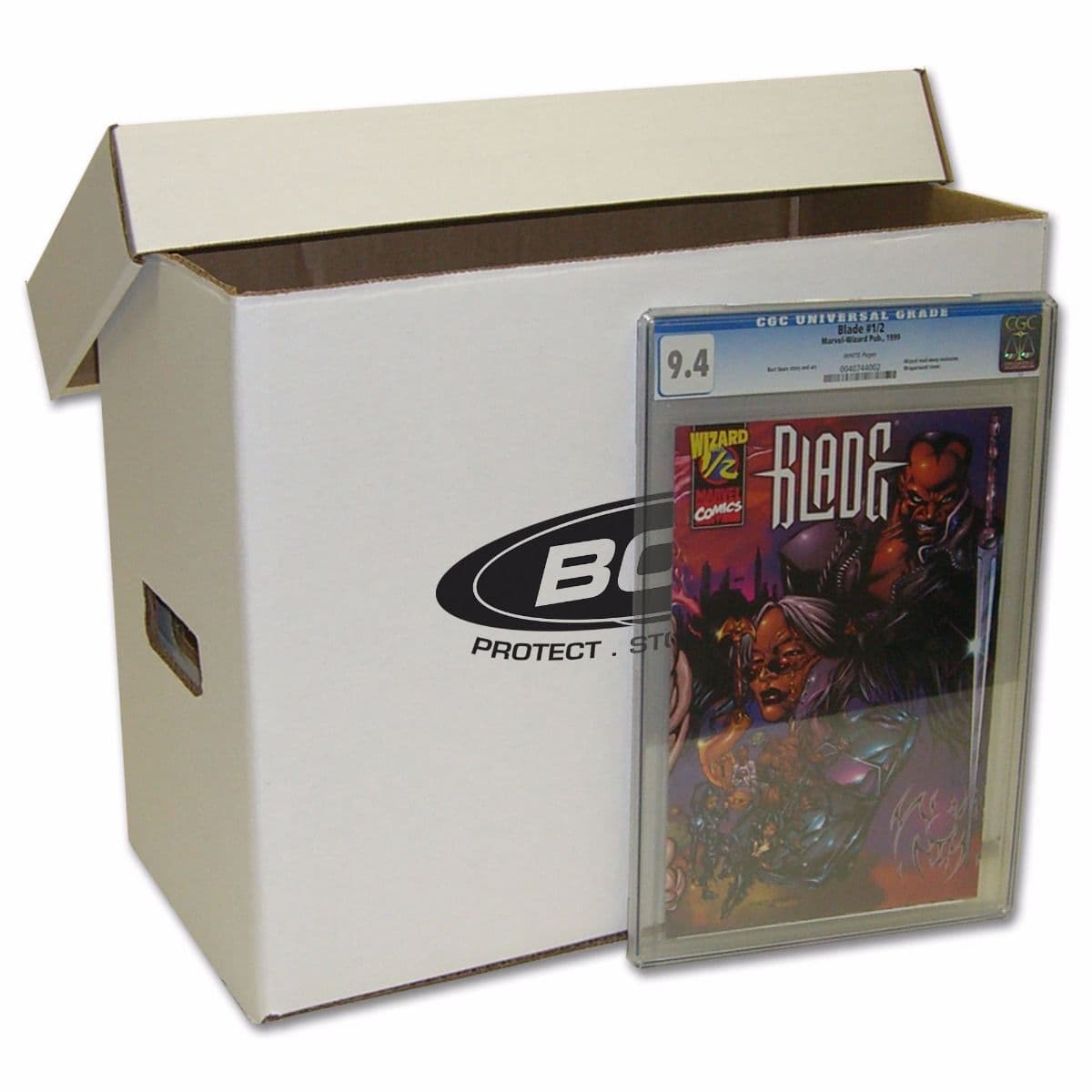 BCW graded comic box with graded comic slab