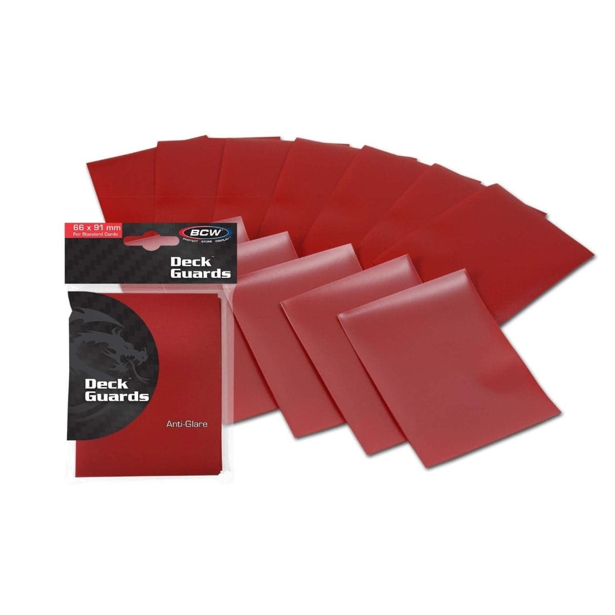 double matte deck guards - red - packaging