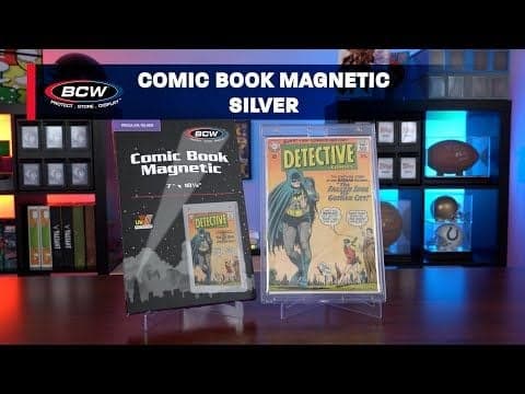 Magnetic Comic Book Holder - Silver