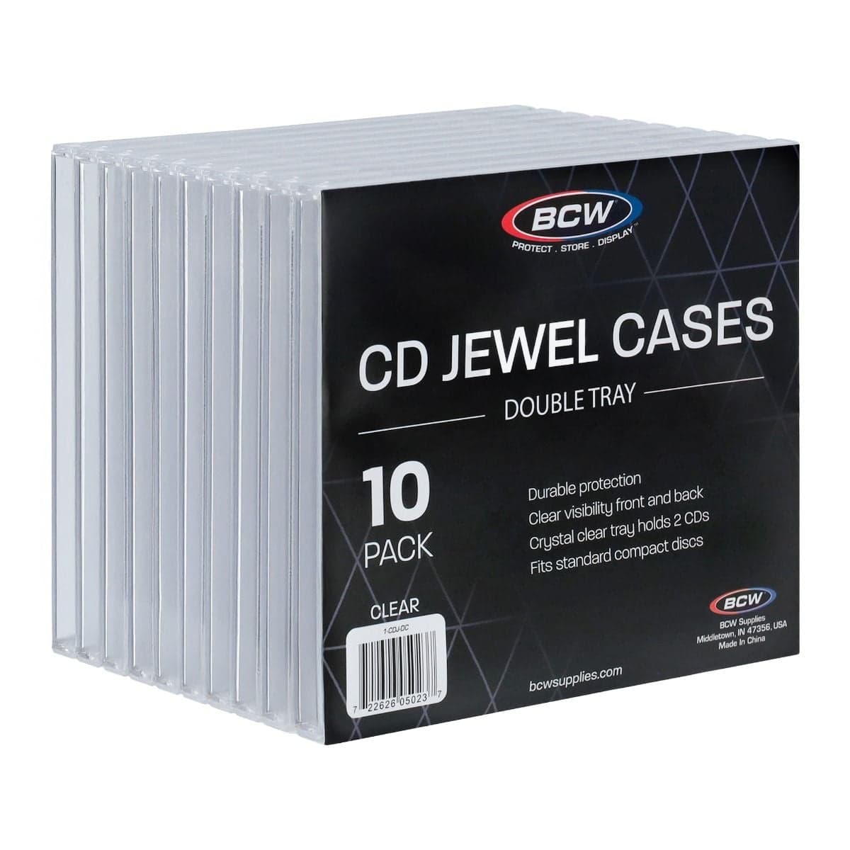 BCW Jewel Cases Double Tray - 10 Pack - Thumbnail Image