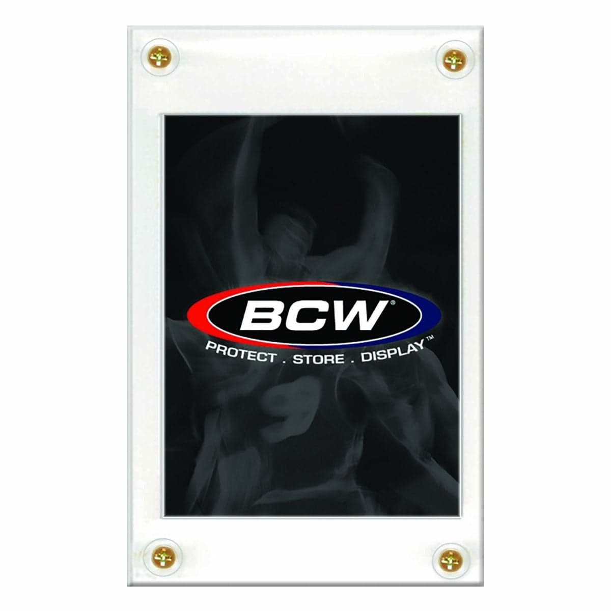 BCW 4-screw recessed card holder with card