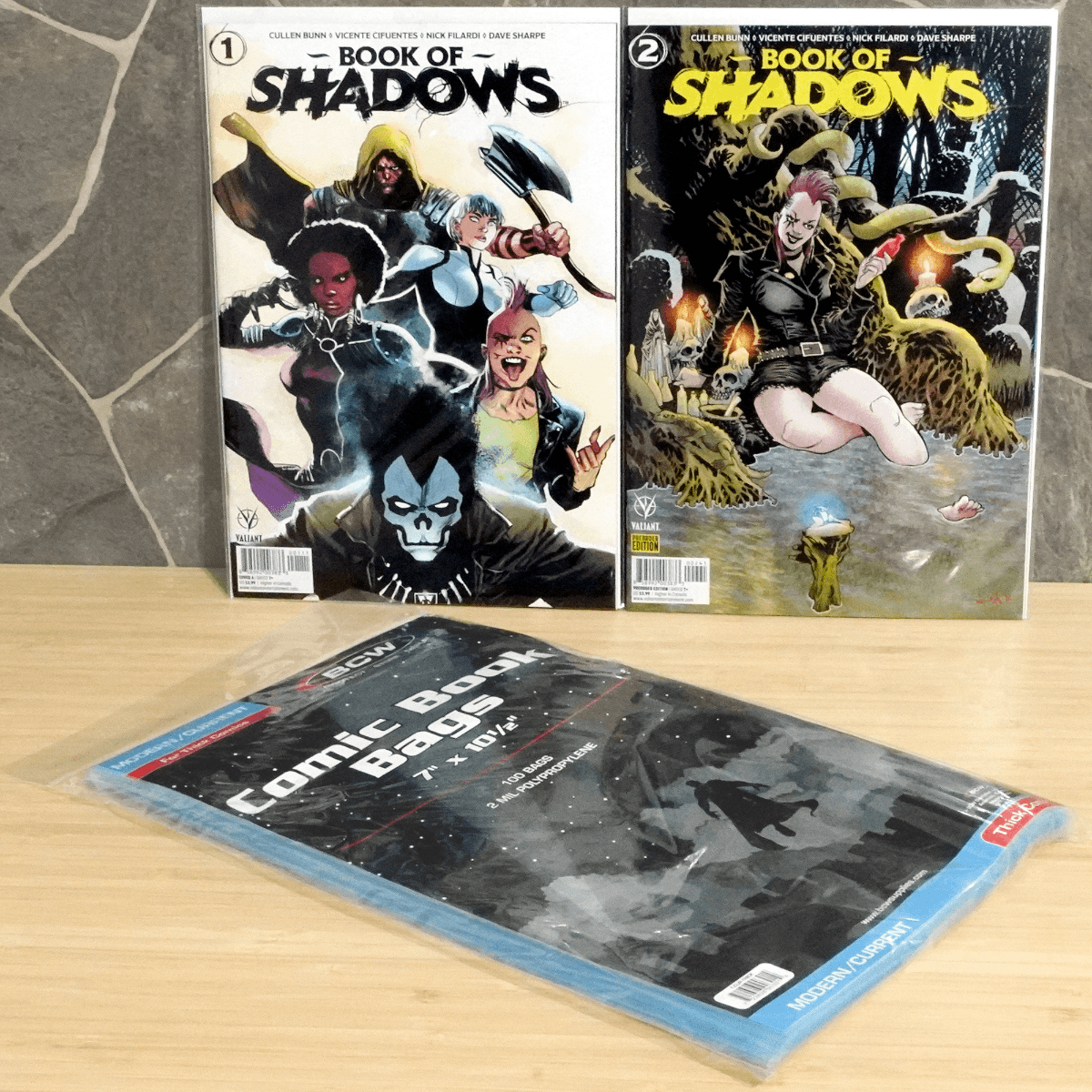 BCW Thick Comic Book Bags. Current, Modern. bag and boarded comics