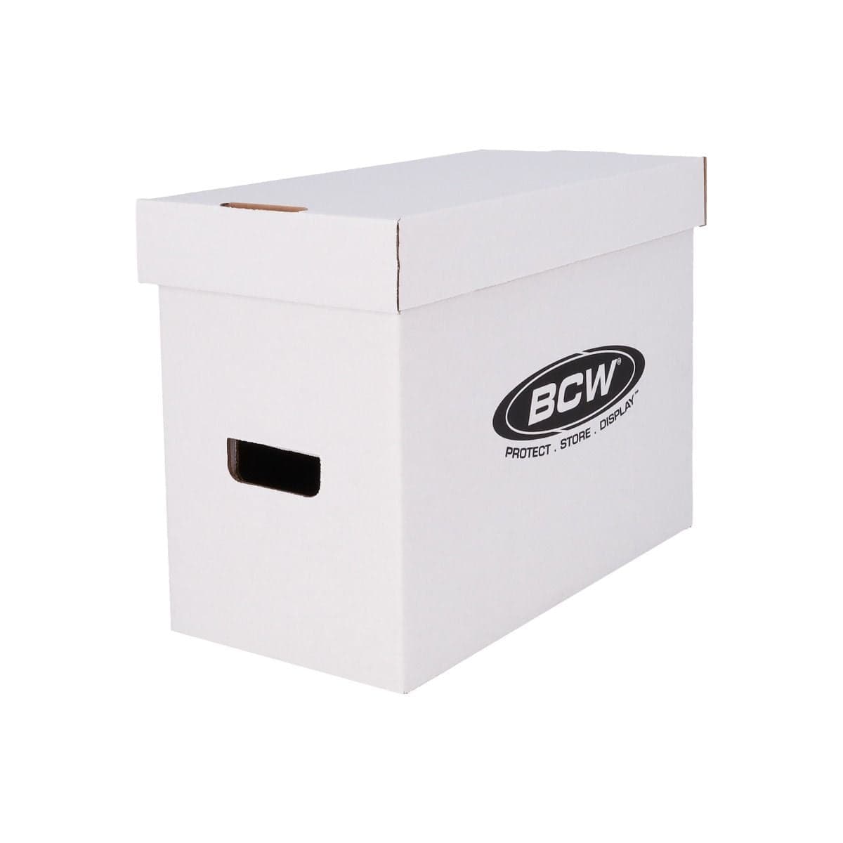 BCW Graded Comic Book Box, angled view, closed with lid on