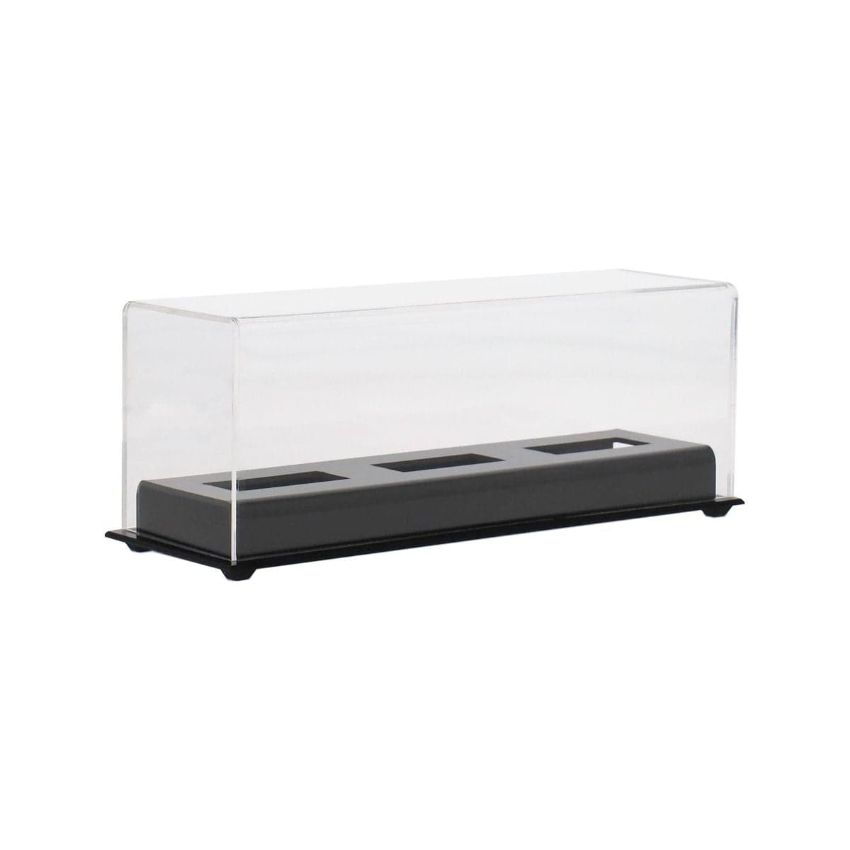 BCW Acrylic Triple Hockey Puck Display empty