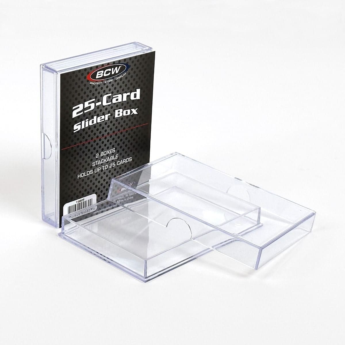 Package of BCW 25-card slider boxes