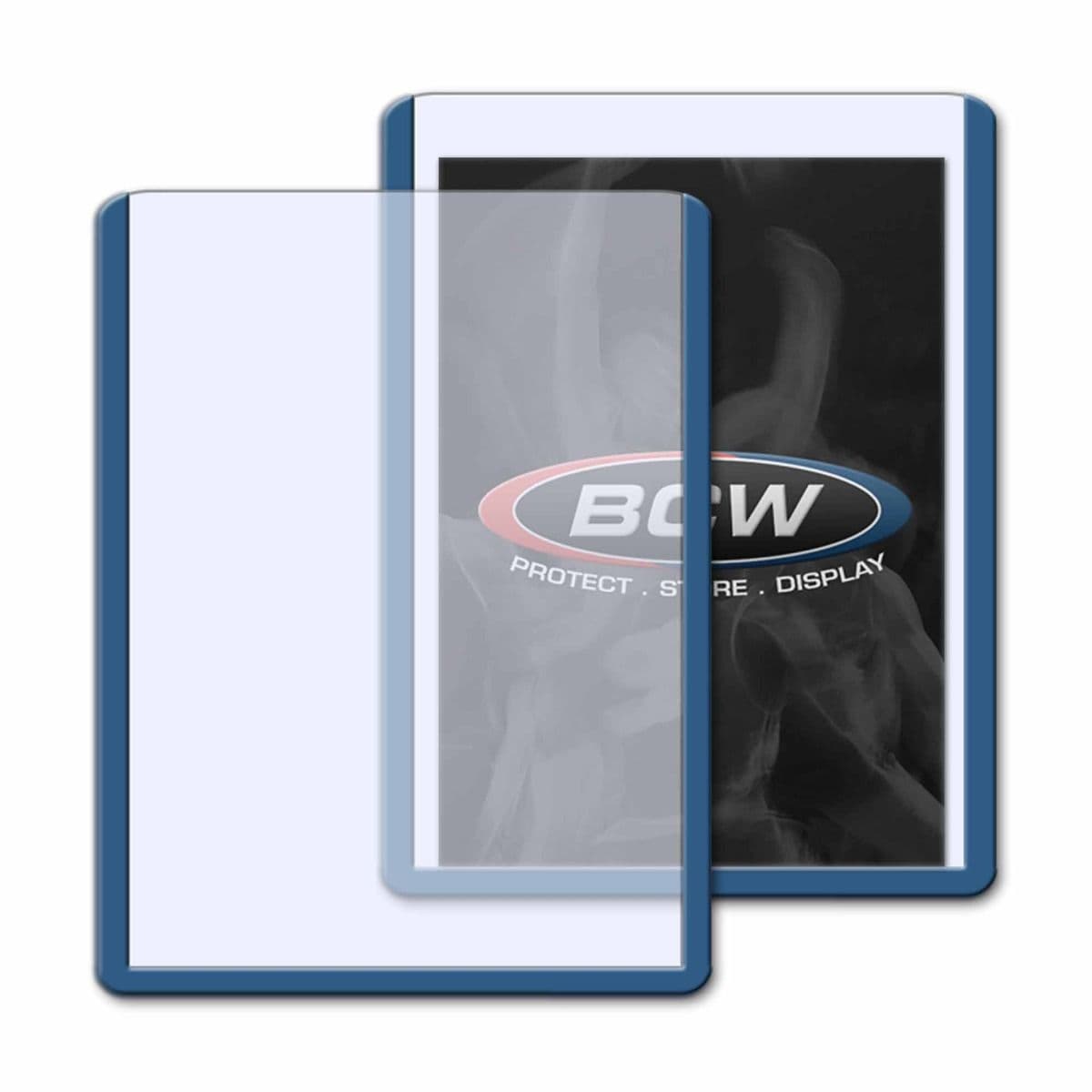 3x4 TOPLOAD CARD HOLDER - BLUE BORDER