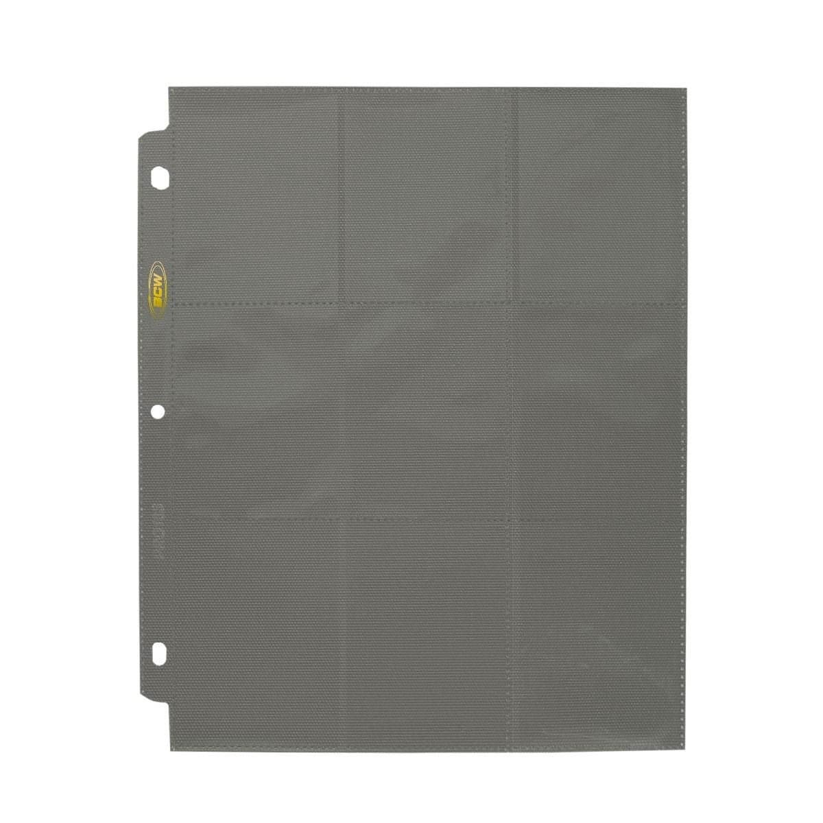 BCW gray 18-pocket page