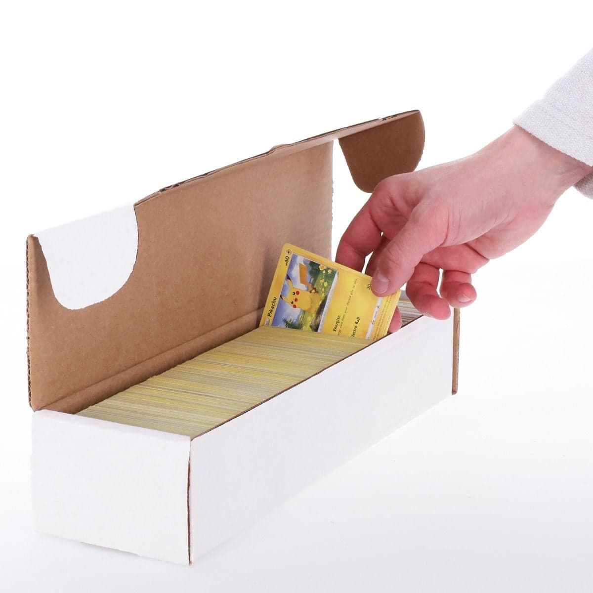 BCW 800 count box. inserting cards