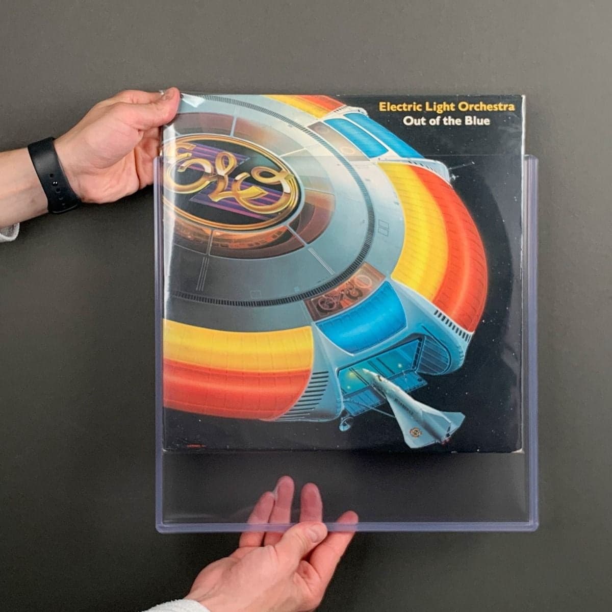 BCW 12 Inch Record Toploaders. 11mm opening. SNUG Fit. 5 per pack. Inserting sleeved record in holder
