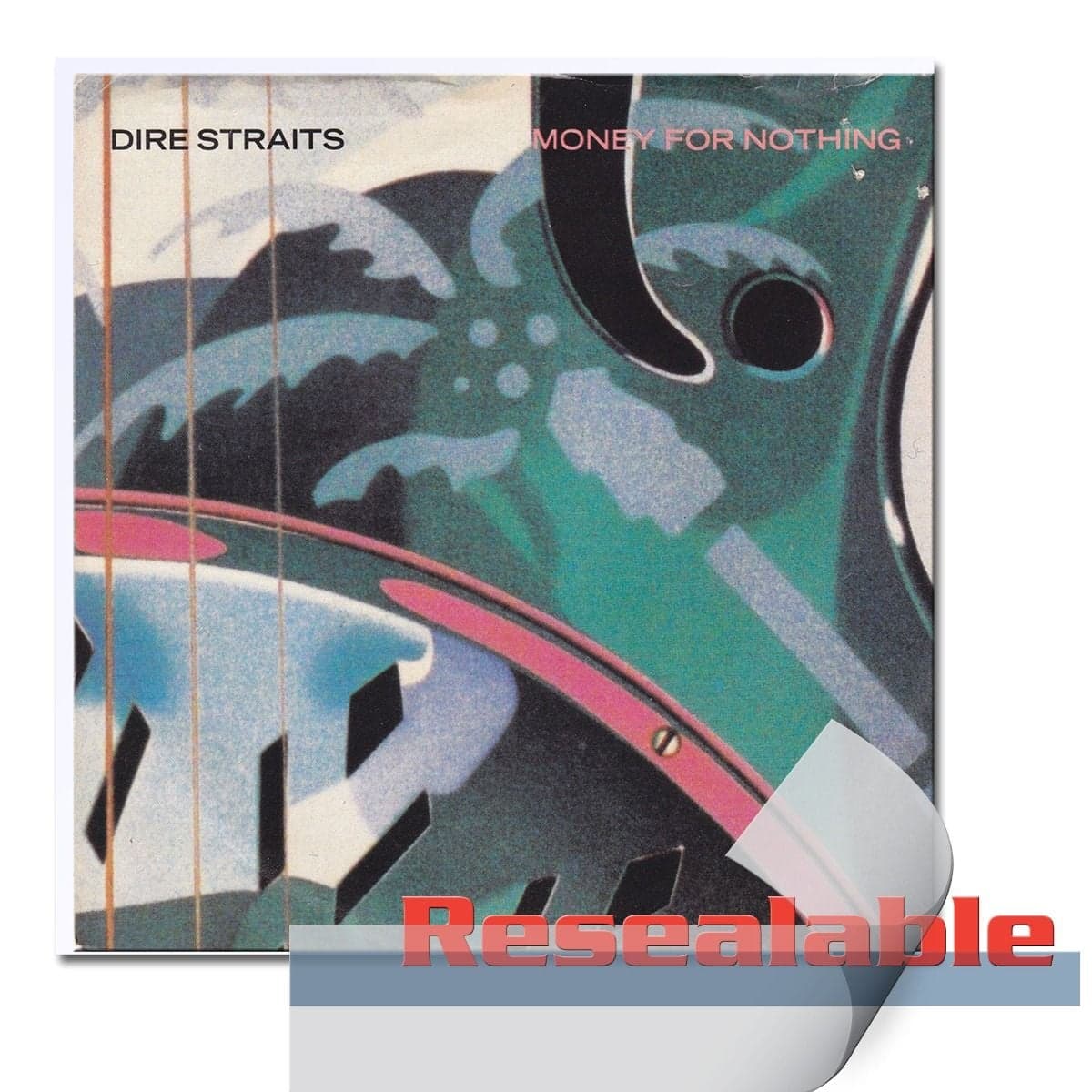 Record in BCW Resealable 45 RPM Record Bag