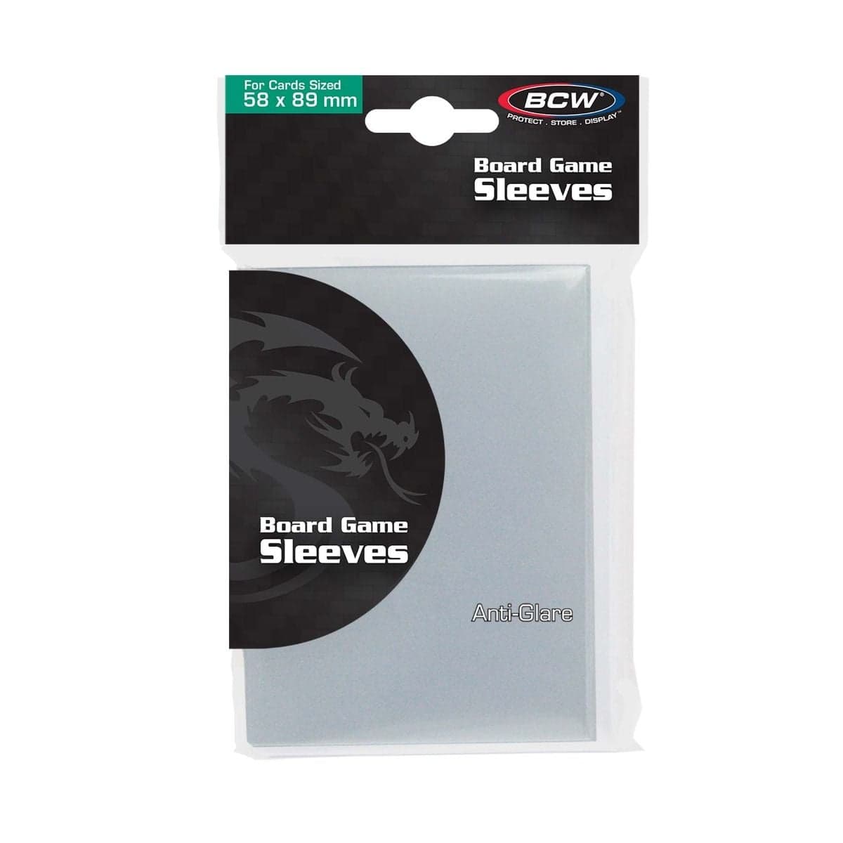 Package of BCW Anti-Glare Sleeves - Std Chimera (58MM x 89MM)