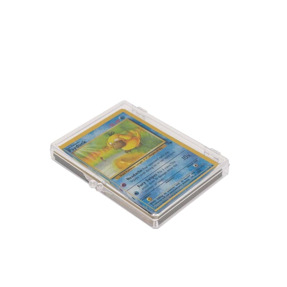 BCW 25-card hinged box with Pokemon cards