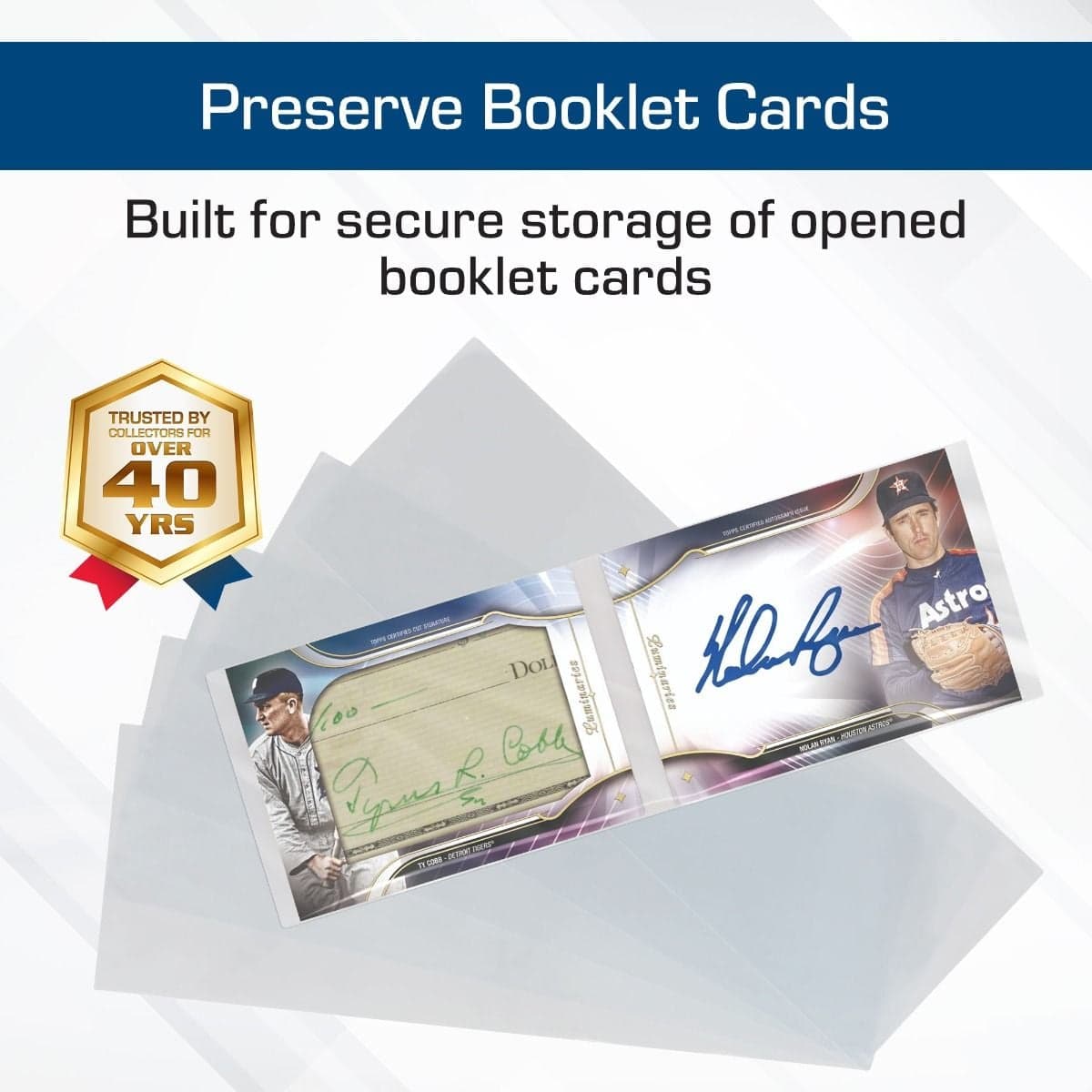 Booklet Card Sleeves
