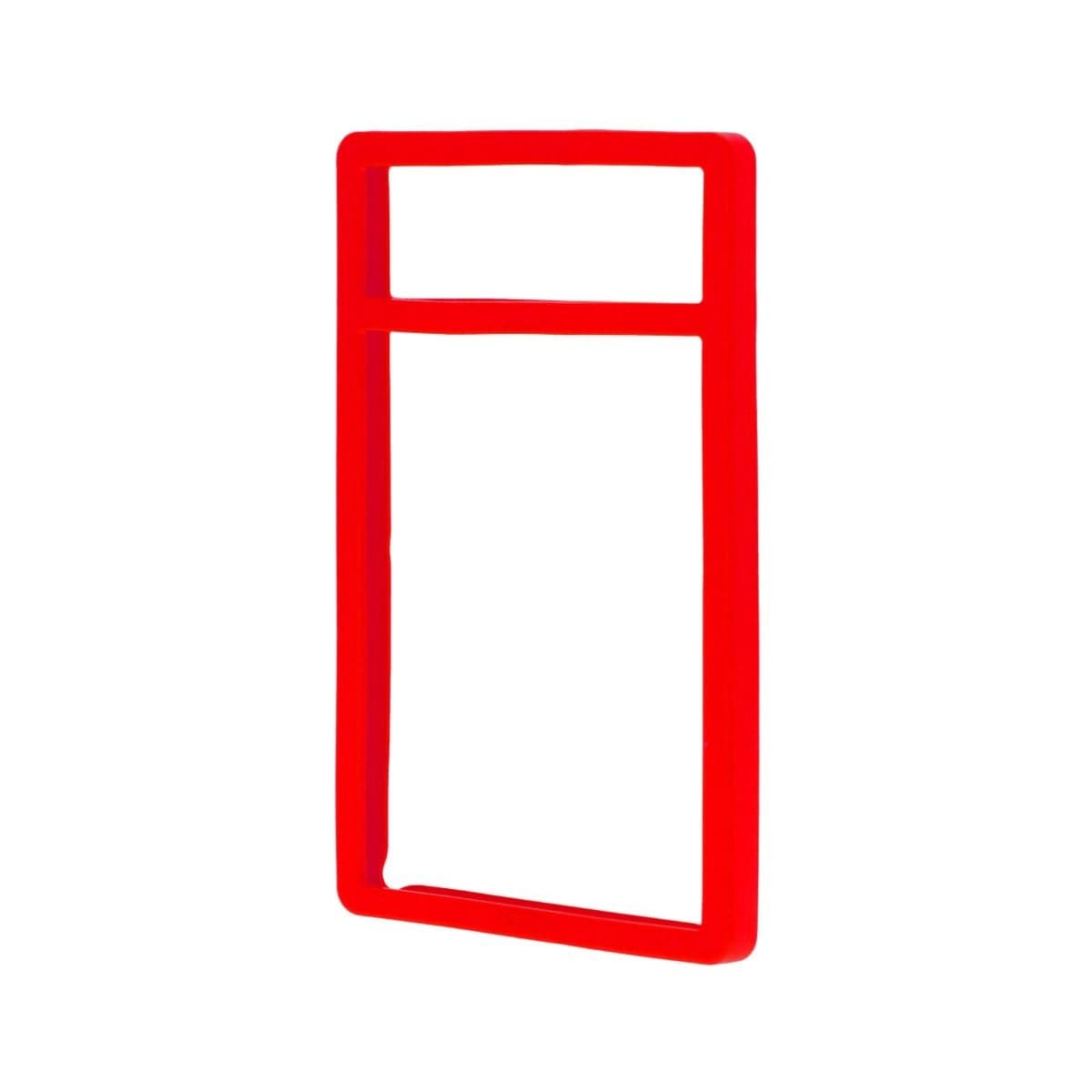 A single empty Slab Bumper for PSA Graded Card - Red