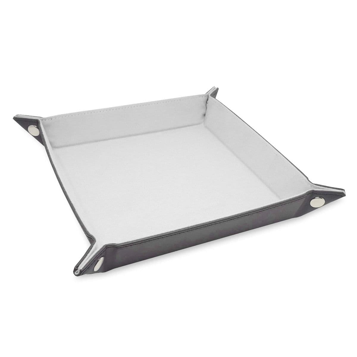 BCW Square Dice Tray - White - assembled