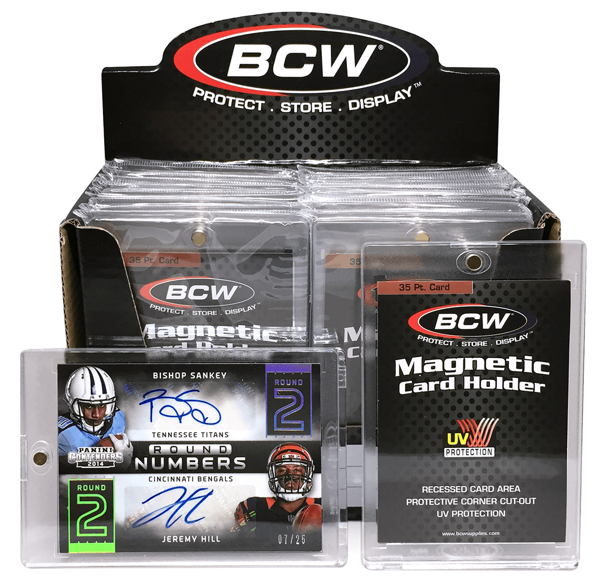 MAGNETIC CARD HOLDER - 35 PT.