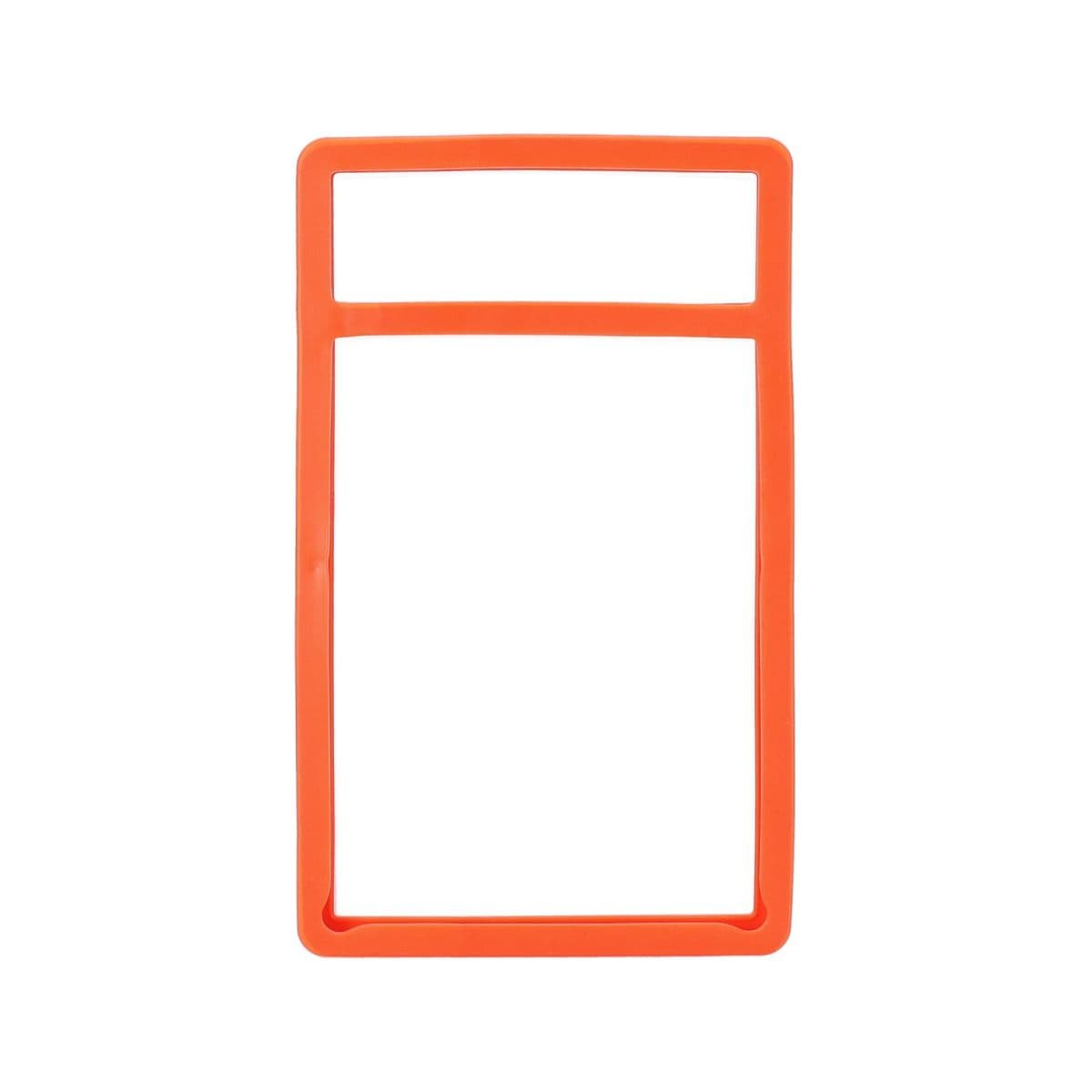 Rear view of a single empty Slab Bumper - PSA Graded Card - Orange
