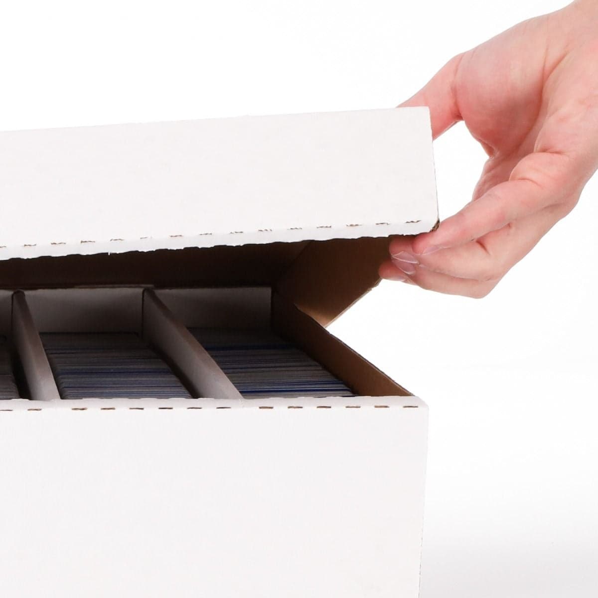 BCW 5-row super monster storage box. Opening lid