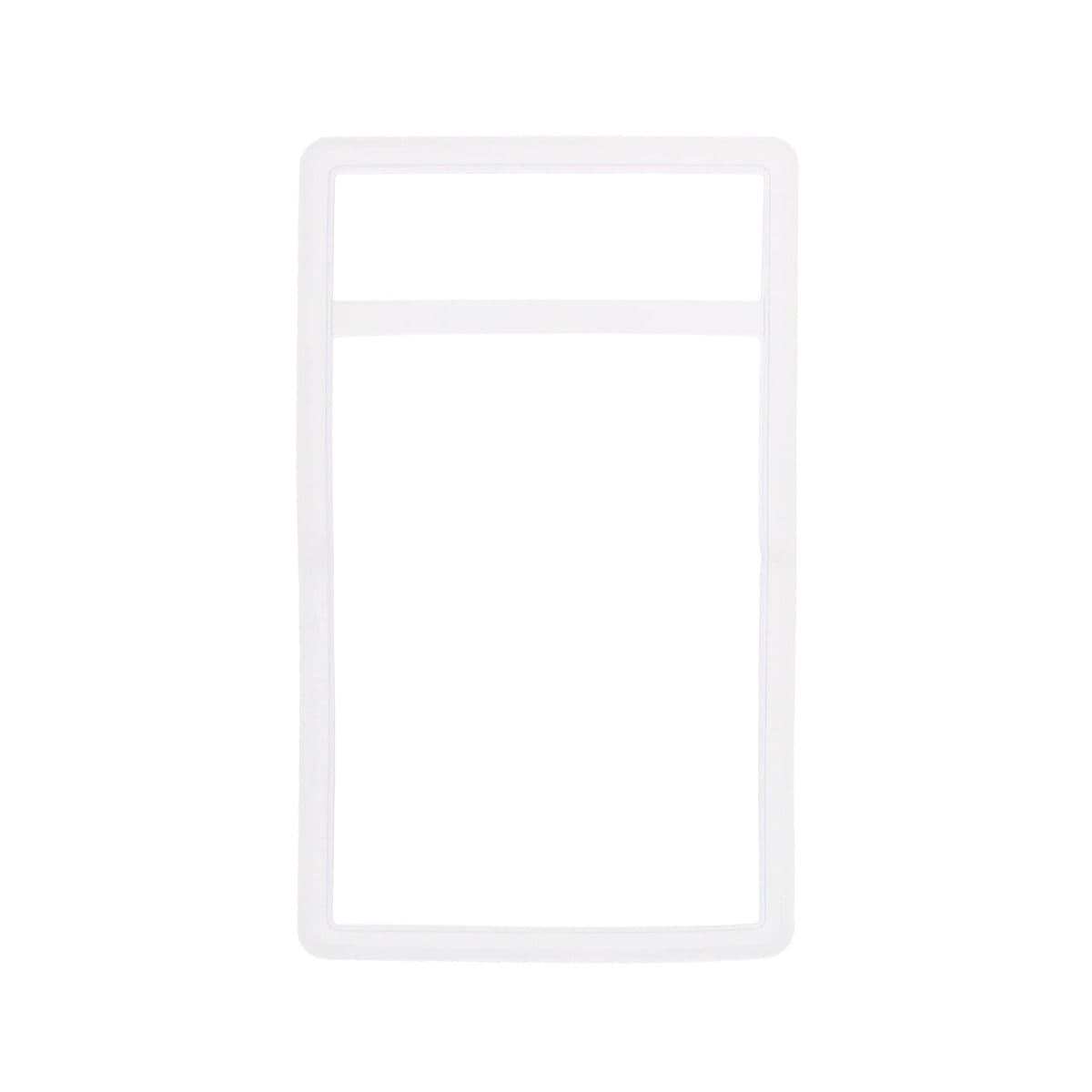 Front facing view of a single empty Slab Bumpers - PSA Graded Card - Translucent