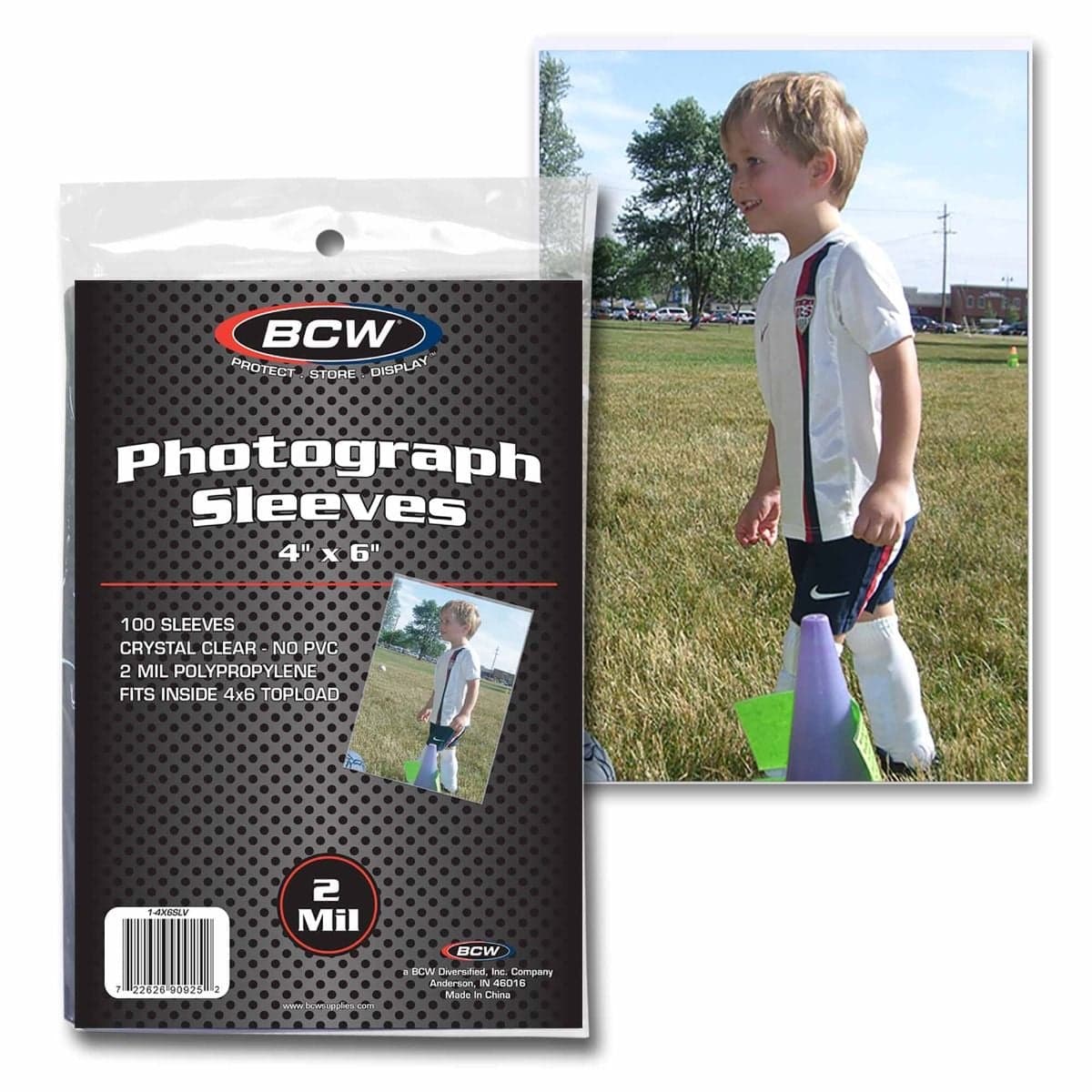 BCW Photograph Sleeves 4" x 6" 100 sleeves Promotional Photo