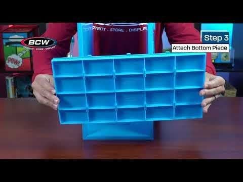 Short Comic Book Bin - Red