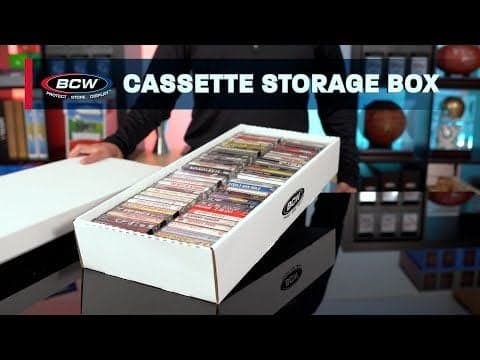 Cassette Tape Storage Box