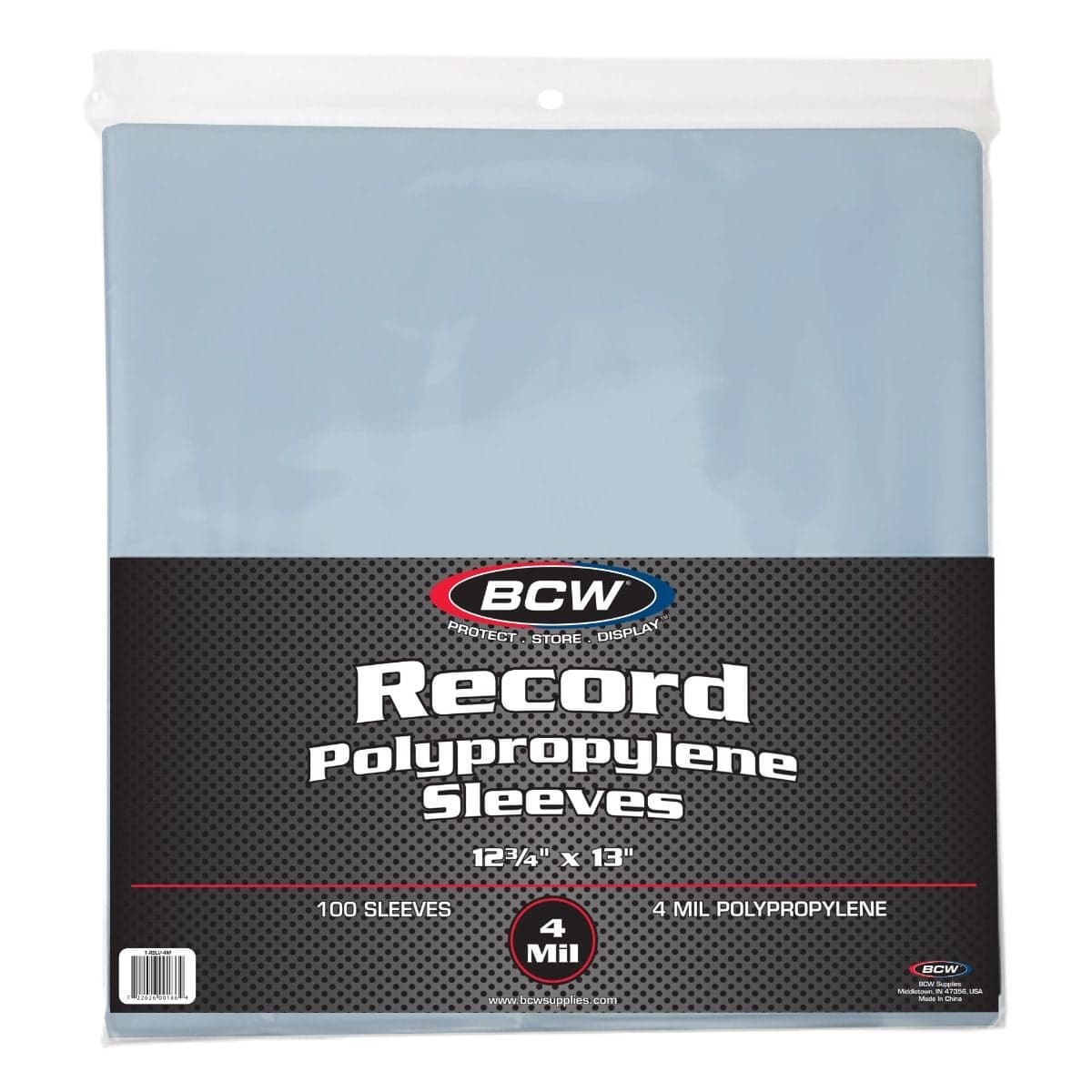 Package of BCW 33 RPM Record Sleeves - 4 MIL