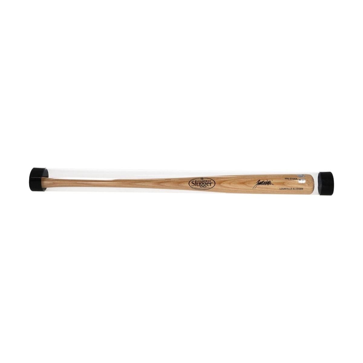 BCW Baseball Bat Tube with baseball bat inside front
