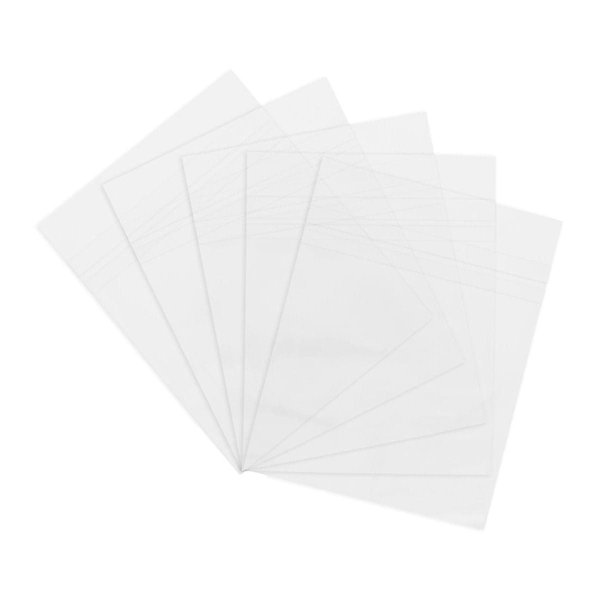 photo of 5 CD bags spanned out