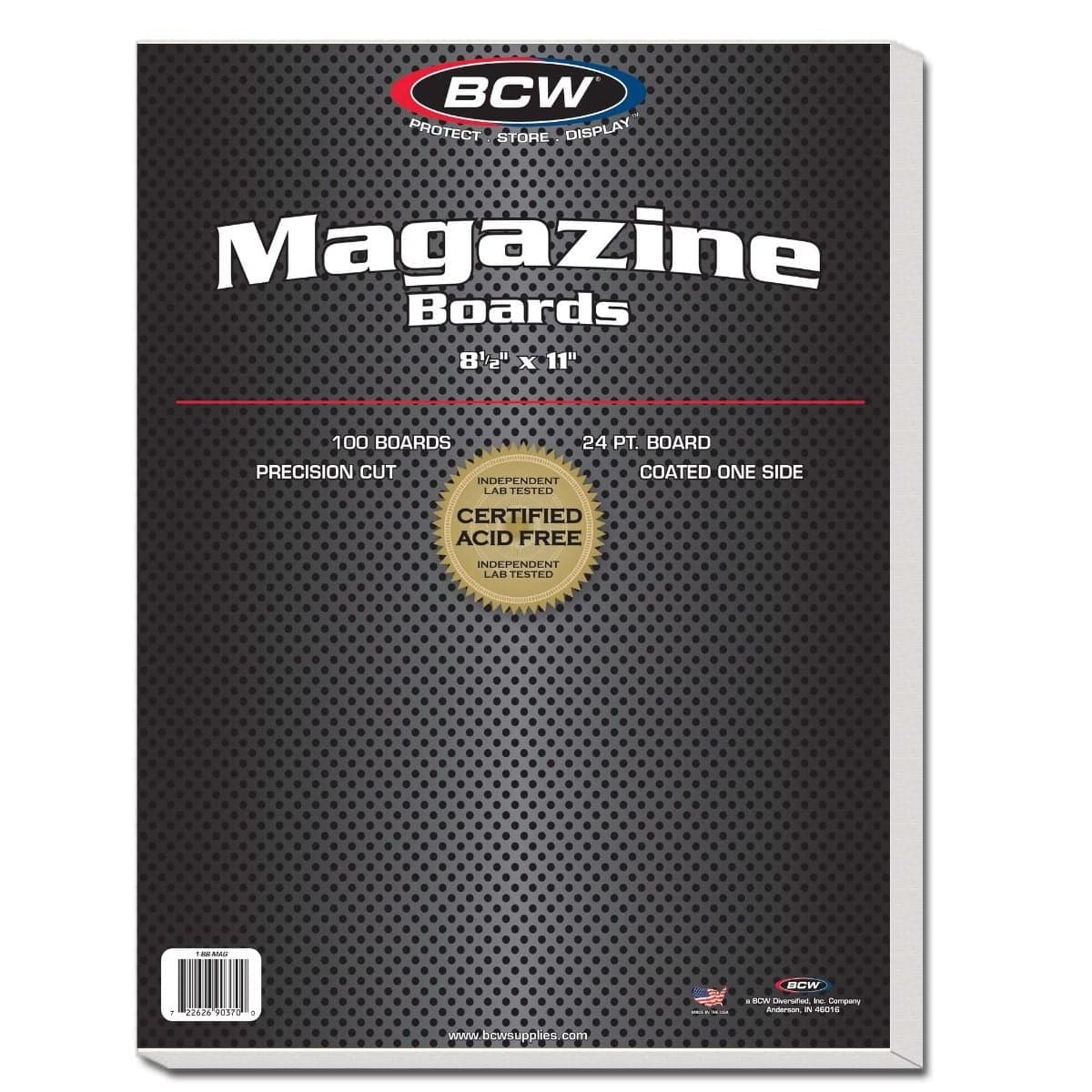 Package of BCW Magazine Backing Boards