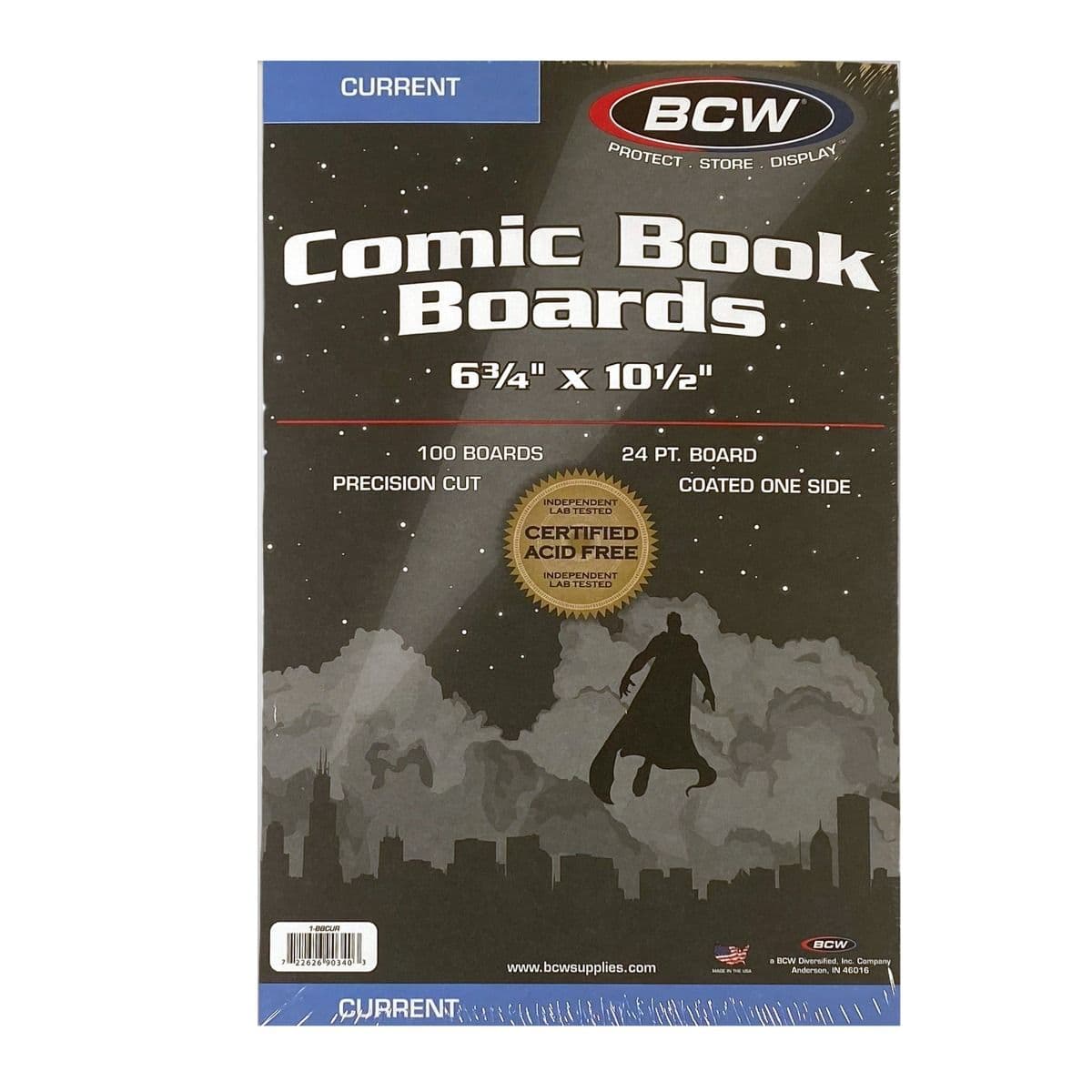 Package of BCW Current Comic Backing Boards, front view
