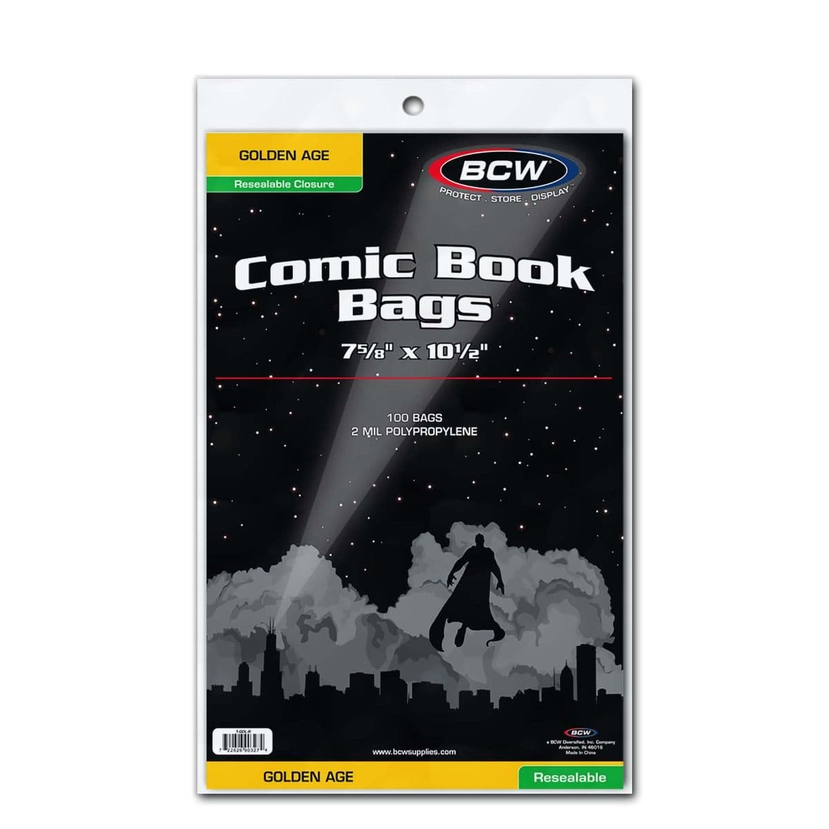 Package of BCW Golden Age Thick Comic Book Bags