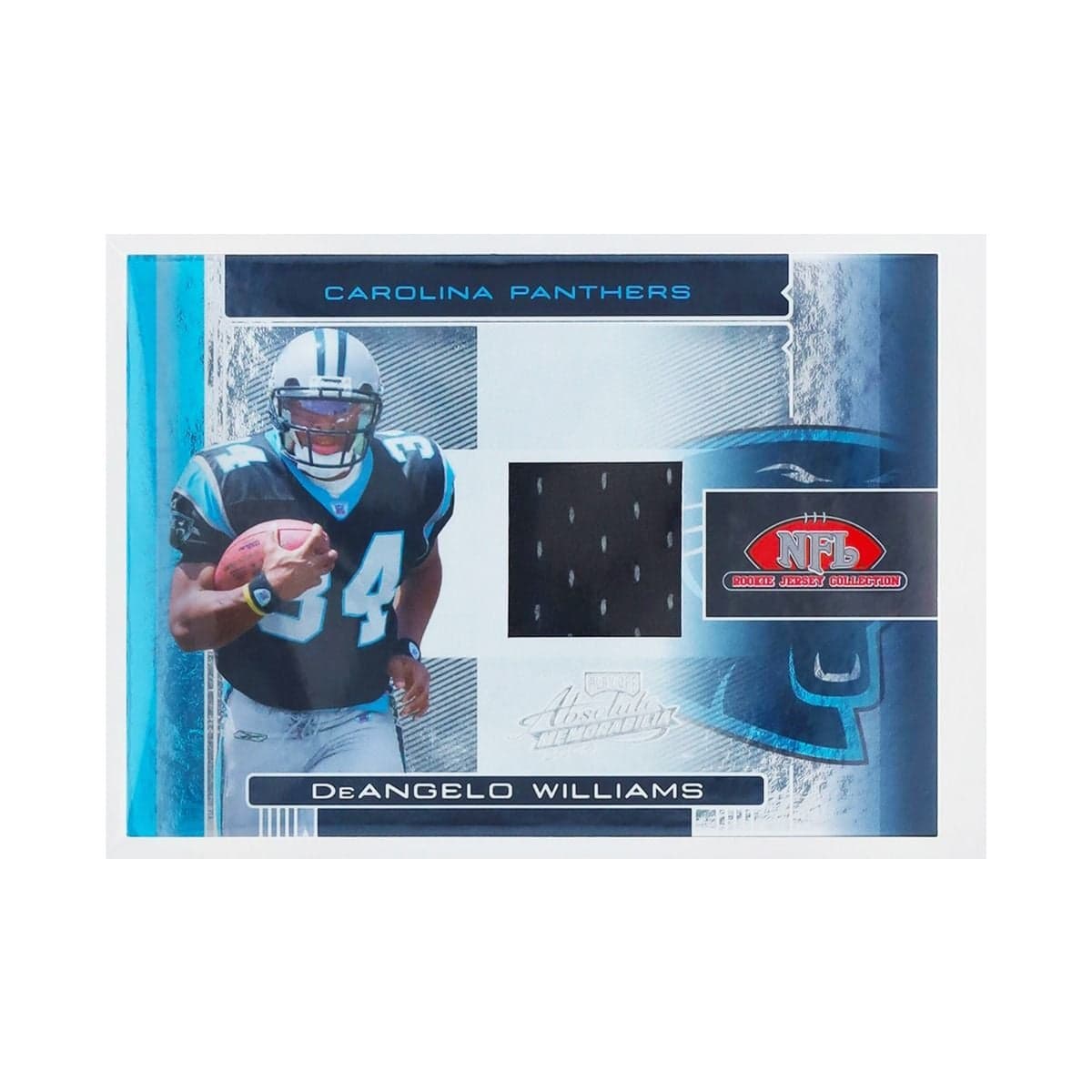 Thick memorabilia football card displayed inside a BCW 2 Mil Thick Card Sleeve, showcasing crystal-clear protection and a secure fit for oversized trading cards up to 240pt thick.