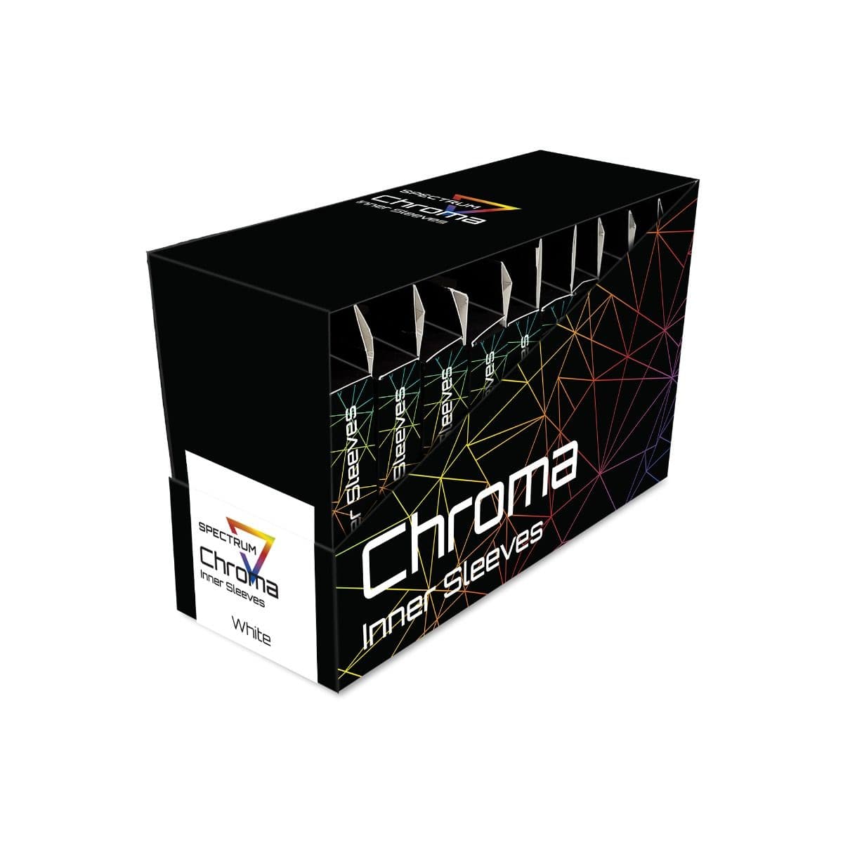 Box of 10 packs of Spectrum white inner sleeves